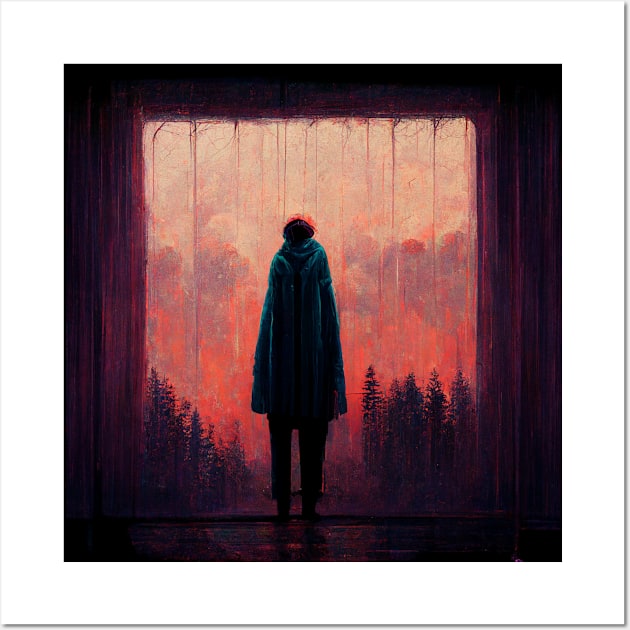 In The Place of Depression | The World Seems to Weep Wall Art by Kazaiart